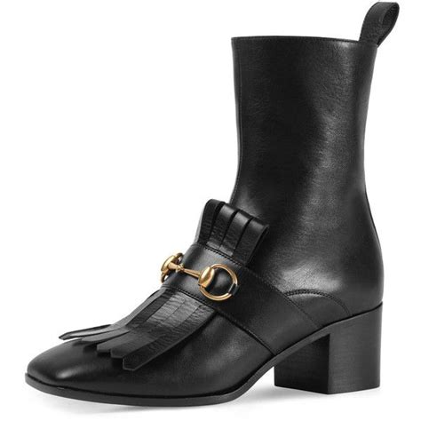 gucci polly kiltie boot|Gucci signoria ankle boots.